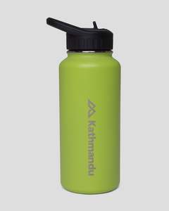 Bottles: Straw Lid Insulated Bottle - 950 ml - Aurora