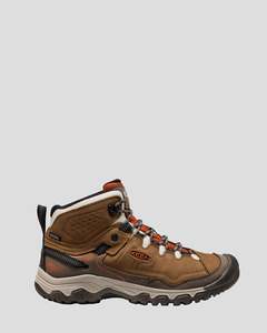 Keen: Men's Keen Targhee IV Mid Waterproof Boots - Brindle/Canteen