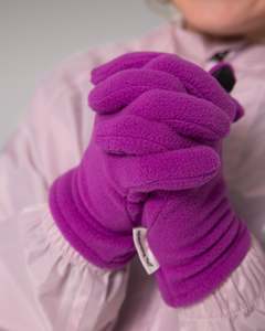Kids Accessories: Kids' Ridge 100 Primaloft Fleece Gloves - Vivid Purple