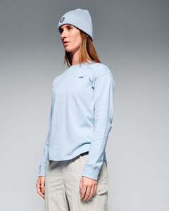 Women's 1987 Organic Cotton L/S Tee - Tech Blue
