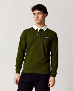 Travel Knits: Retreat Rugby Polo - Olive