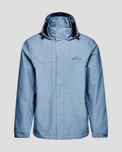 NGX: Men's Andulo 2-layer Rain Jacket - Light Steel Blue
