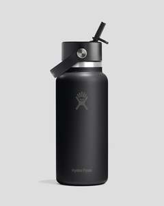Hydro Flask Wide Flex Straw Bottle 946ml - Black