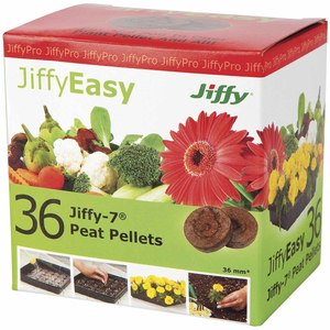 Garden Centre: Jiffy Seed Growing Pellets 36mm Pack of 36