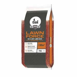 Garden Centre: Tui Lawn Force Superstrike Hot & Dry Lawn Seed 750g