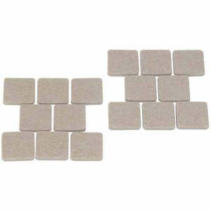 Soft Touch Felt Pads 25mm Oatmeal