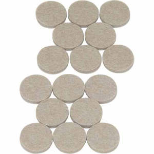 Soft Touch Felt Pads 25mm Oatmeal
