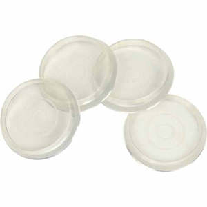 Soft Touch Castor Cups 46mm Clear