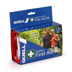 Safety Security: Quell Safe-Wise First Aid Kit W: 183mm, L: 63mm, D: 65mm Red