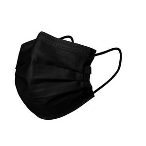 GDPR General Use Disposable Face Mask Pack of 50 Black