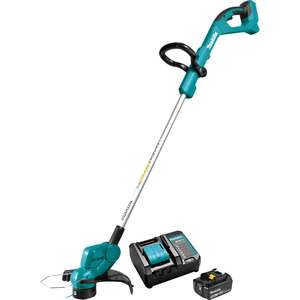 Power Garden Tools: Makita Cordless Line Trimmer Kit 260mm Cut 18 Volt, 3Ah