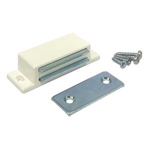 Cupboard Locks: Handee Magnetic Cupboard Catch Heavy Duty White