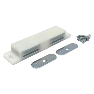 Handee Magnetic Cupboard Catch Double White