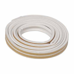 Door Seals Draught Arresters: Raven Door & Window Frame Weather Strip 9mm x 6mm x 5m White