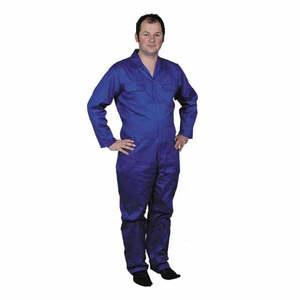 Footwear Clothing: Betacraft Utility Coveralls L Royal Blue