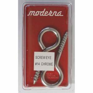 Hooks: Moderna Screw Eye L:65mm. W:25mm
