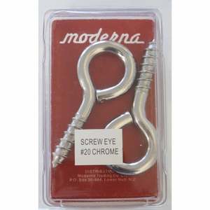 Hooks: Moderna Screw Eye L:80mm. W:35mm