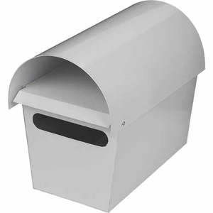 Mail Boss Wagon Metal Letterbox H: 235mm, W: 170mm  D: 290mm White