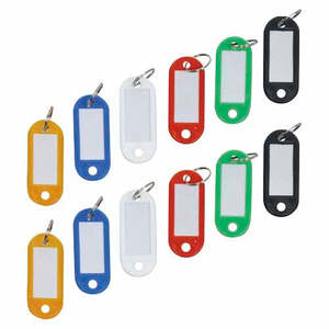 Medalist Plastic Key Tags Pack of 12
