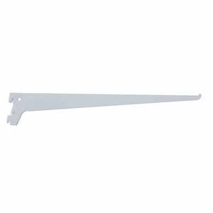 Number 8 Bracket Single Slot 300mm White