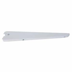 Shelving Brackets: Number 8 Bracket Twin Slot 270mm White
