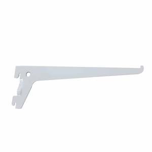 Shelving Brackets: Number 8 Bracket Single Slot 200mm White