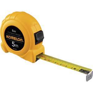 Measuring Tapes Rulers Squares: Komelon Pocket Tapes H: 103mm, W: 75mm, D: 42mm Yellow