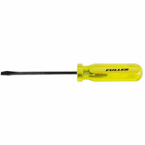 Screwdrivers: Fuller Slotted Screwdriver 5 x 100mm Chrome