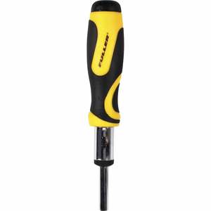 Fuller 13-in-1 Ratchet Screwdriver 13 Piece Black and Yellow