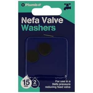 Plumb It Nefa Prv Valve Washer 15mm Black