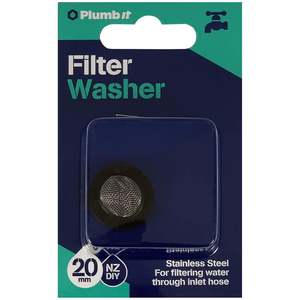 Parts Accessories: Plumb It Hose Union Filter Washer 20mm Black