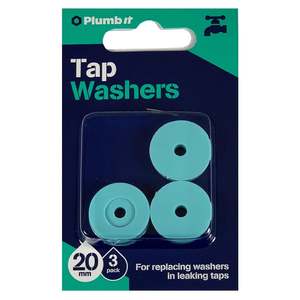 Plumb It Tap Washer 20mm Blue