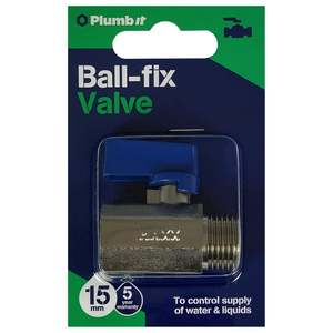 Plumb It Ball Valve 15mm
