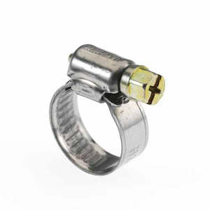 Tridon Multi Purpose Clamp Part Stainless Non Perforated 11 to 16mm Pack of 2 Silver