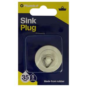 Plugs: Plumb It Sink Plug 35mm