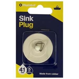 Plugs: Plumb It Sink Plug 41mm