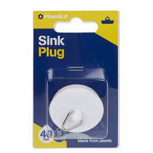 Plugs: Plumb It Sink Plug 40mm