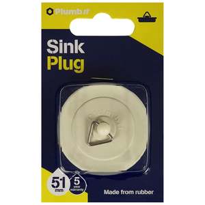 Plugs: Plumb It Sink Plug 51mm