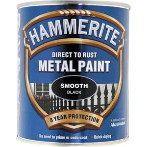 Hammerite Metal Paint 750ml Black