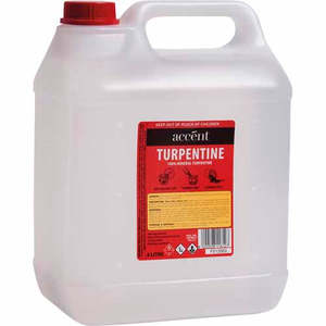 Accent Mineral Turpentine 4 Litre Clear