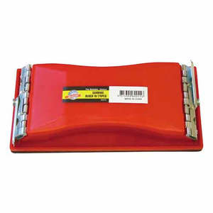 Sanding Extension Poles: Medalist Sanding Block with Sanding Paper 160mm Red