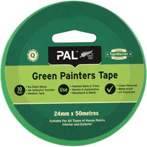 PAL TapeMaster Green Painters Tape 24mm x 50m