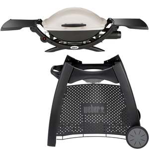 Weber Q 2000 LPG BBQ with Cart Titanium