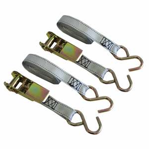 Jobmate TIEDOWN RATCHET 25MM X 4M 300BS 2PK 25mm x 4m Grey