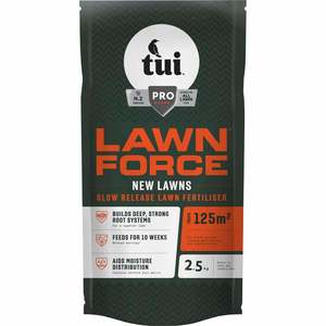 Fertiliser: Tui Lawn Force New Lawns Slow Release Lawn Fertiliser 2.5kg