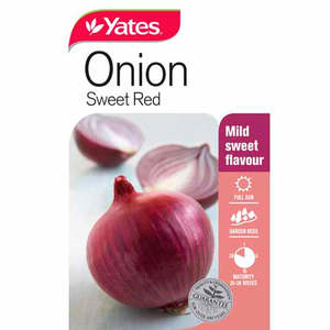 Yates Vegetable Seed Onion 'Sweet Red'