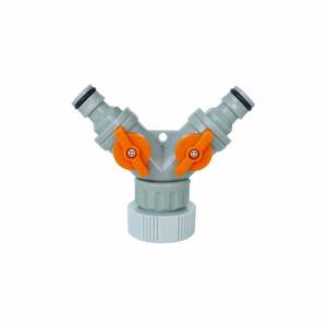 Handles Parts: Jobmate Two Way Tap With Shut Off Valves 12mm