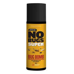 Kiwicare NO Bugs Super Super Insect Control Bug Bomb 125g Clear