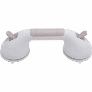 Bathroom Accessories: Nouveau Suction Stability Rail 300mm White & Grey