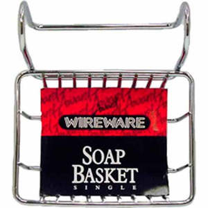 Mats Curtains: Award Wireware Soap Basket H:95mm, D: 145mm, W:145mm Chrome Plated